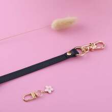 2个金属花朵旋转扣，金属龙虾扣，带钥匙圈的旋转扣，适合DIY钥匙链制作 - 黑色 - 查看 10