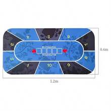 Texas Poker Mat, Poker Carpet, Premium Luxury Portable Poker Table Cover, Waterproof Poker Cloth - High-Temperature Heat Printing Poker Carpet, Noise Reduction, Anti-Slip, Anti-Fouling, Christmas Gift, Can Also Be Used As A Unique Mouse Pad - Multicolor - View 20