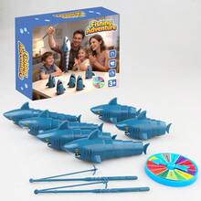 Fishing Battle Fishing Master Interactive Parent-Child Shark Tabletop Game Toy, Children's Educational Board Game, Baby Birthday Gift - Fishing - View 7