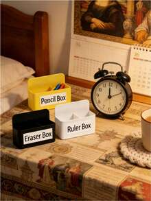 1个磁性马克笔架和铅笔收纳盒,可擦写马克笔,适用于白板、冰箱、教室、办公室 - 兼容磁性板、储物柜、冰箱。磁性干擦马克笔架笔盒,大容量隔层,磁吸式设计,可收纳马克笔、钢笔、铅笔,适用于冰箱、白板、储物柜等,返校季必备。 - 彩色 - 查看 11