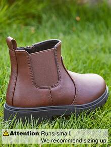 Children's Fashion Boots, Girls' Outdoor Boots, Boys' Hiking Boots - Brown - View 6