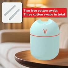 1 Piece Fragrance Diffuser And Humidifier With Cold Mist And Night Light: Essential Oils Can Be Added As An Air Aromatherapy Diffuser, Your Bedroom Is Fresh And Plants Are Healthy! Ultra Quiet - Perfect For Offices, Homes, Large Bedrooms - 粉色 - 查看 7