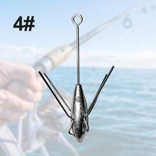 1 pezzo Piombo capovolto, piombo da fondo antistrappo per canna da pesca in mare, pesca a spinning (Modelli multipli disponibili) - Argento - Visualizzare 8