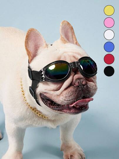 1pc Pet Foldable Sunglasses Uv Goggles For Dogs And Cats, Spring/Summer/Fall/Winter,Vacation/Cool,Dog Accessories