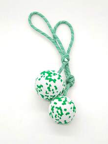 Durable Knotted Ball Pet Toy, Suitable For Small, Medium And Large Dogs, Promotes Interactive Play And Exercises - Multicolor - View 6