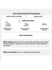 1对闪亮圆环狂欢节水滴耳环，适合女性和女孩佩戴，节日珠宝配饰 - 彩色 - 查看 5