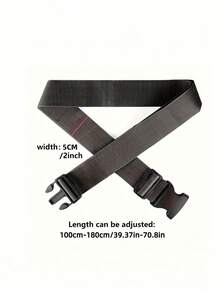 Personalized Luggage Strap, Customized Hook And Loop Luggage Strap, Customized Name Luggage Strap, Nylon Customized Embroidered Name Luggage Strap, Luggage Identifier, Luggage Strap, Luggage Belt, Luggage Bag Fabric, Gift For Her, Valentine's Day Gift, Ideal Gift For Him On Valentine's Day - Multicolor - View 9