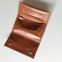 1pc New PU Leather Tobacco Pouch, 3-Layer Soft Leather With Hidden Buckle, Waterproof Imitation Leather Tobacco Bag, Humidor Pipe Bag, Portable Retro Hand-Rolled Tobacco Pouch - Multicolor - View 9