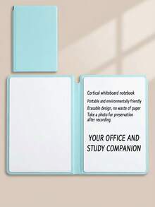A5 Leather Whiteboard Notebook, Portable Memo Pad, Desktop Office Writing Board, Scratch Pad - Multicolor - View 2