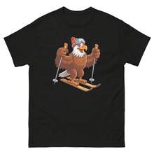 Eagle Skiing Skier Fun Cartoon Ski Shirt T-Shirt - 款式3 - 查看 1