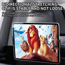 Car Back Seat Headrest Tablet Phone Holder, Compatible With 4.7-12.9 Inch Devices, Adjustable, Suitable For Road Trips - Multicolor - View 4