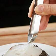 Limpiador de escamas de pescado, raspador para manchas de escamas de pescado, herramienta de pinzas, raspador de escamas de pescado, accesorios de cocina, 1/2 Uds. - Pinzas - Ver 5