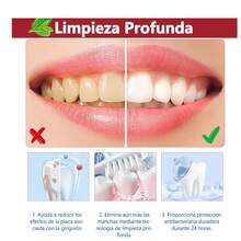 3Pcs SP8 Pasta Dental, Pasta de Dientes Blanqueadora Probioticos sp-8, Pasta de dientes para aliento fresco, blanquear, encías saludables y eliminación de manchas - Menta - Ver 6