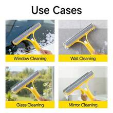 3 In 1 Window Cleaning Scraper, Squeegee And Scrubber With Spray – Multifunctional Household Glass Cleaner, Car Windshield Cleaning Tool, Lightweight Silicone Microfiber Wipe, 2026 New Upgraded Version.#Cleaning Supplies, Windows. - Nhiều màu - Xem 6