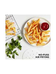 - Forro desechable para freidora de aire, papel pergamino resistente al calor para cestas, paquete de 100, redondo de 5.5 pulgadas,40810981 - Morado - Ver 5