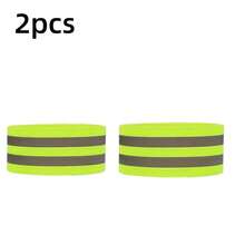 2pcs Reflective Straps, Motorcycle Reflective Bands, High Visibility Reflective Strips, Motorcycle Riding Reflective Bands, Night Running Reflective Straps, Reflective Clothing, Protective Gear For Night Safety Warning