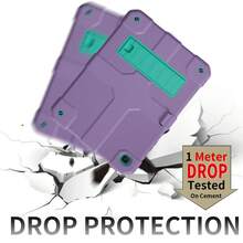 Kids Tablet 1pc, Tab S6 Lite 10.4-Inch (2024/2022/2020 Models) Protective Case With S Pen Slot, Sturdy Stand, Shockproof & Drop-Resistant, Rainbow + Ivory White - Rainbow Colors + - View 6