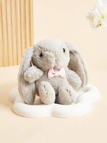 1pc Cute Cartoon Rabbit Ear Bow Plush Keychain, Bag Charm Accessory, Women's Keyring, Bag Pendant, Key Chain, Car Key Chain, Back To School Gift, Couple Gift, Wedding Party, Bride Gift, Single Party, Birthday, Holiday, Anniversary, Graduation, Christmas Gift - Multicolor - View 8