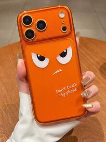 Luxury Matte Translucent Magnetic Shockproof Phone Case Compatible With IPhone 17 Pro Max 16 15 14 13Pro Air Slim Fit Protective Cover Durable Anti-Scratch Design - Orange - View 3