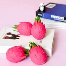 2026新款火龙果挤压玩具，趣味实惠摊位爆炸模型，缓解压力，幼儿园小朋友趣味奖品，回弹发泄玩具 - 完美礼物，生日礼物，节日礼物，情人节礼物，礼品，收藏品，复活节礼物，减压工具，发泄玩具 - 彩色 - 查看 6