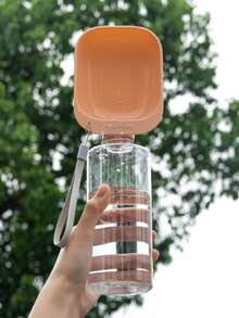 Pet Travel Water Cup Multi-Functional Feeder Portable Pet Supplies - Blue 200ml + Ivory White Folding Bowl 320ml - View 5