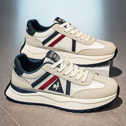 1 Pair Men's Casual Sports Shoes, Comfortable & Soft, Suitable For Students & Teenagers, All Season Outdoor Sports Shoes, High Quality, Wide Fit