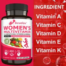 Bcuelov Women's Multivitamin Supplement - Contains Daily Multiminerals And Vitamins - Supports Heart, Brain, And Skin Health - 120 Capsules - 1 Bottle - View 4
