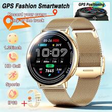 GUHUAVMI 2026 新款女士时尚 GPS 运动智能手表，1.39 英寸 360*360 高清全触控屏，超薄机身，内置 GPS 定位，蓝牙通话，语音助手，DIY 表盘，快门控制，音乐播放，女性生理期提醒，时尚可穿戴设计，100 多种运动模式 - 彩色 - 查看 18