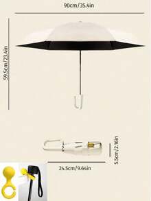 Mini Portable Folding Umbrella - Waterproof, Portable, Lightweight, UV Protection, Windproof, Easy To Carry, Suitable For Outdoor Activities, Travel And Daily Use, Great For Summer Cooling, Beach, Travel. 50% Mini Folding Umbrella, Suitable For Rainy And Sunny Days, Ideal For Holiday Gifts, Teacher's Day And Halloween Gifts, Travel Essentials, Women's Christmas Gifts, UPF50+ UV Protection And Rainproof - Multicolor - View 12