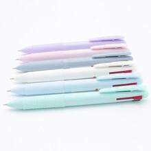 COLNK Multicolor Ballpoint Pen 0.5, 4-In-1 Colored Pens Fine Point,Ballpoint Gift Pens For Planner Journaling,Assorted Ink, 6-Count - Nhiều màu - Xem 3