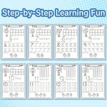 Numbers Practice Workbook – Trace And Write Numbers With Counting Activities, Number Order Exercises And Simple Math Practice, Clear Guided Pages For Daily Training, Builds Number Recognition, Hand Control And Confidence - Number Workbook - View 10