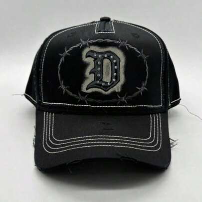 [Oferta exclusiva]Gorra estilo dandy Hats DANDYWOOD RODEO con bordado en vicera de excelente calidad interior satinado en color negro con etiquetas Chip NFC Incluido Calidad Premium