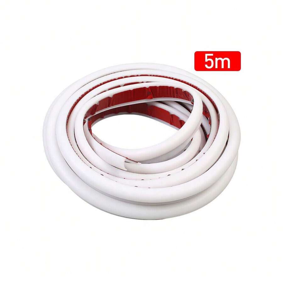 5/10m J Shape RV Water Guide Strip Gutter Camper Flexible Drip Rail Molding UK - A - View 1
