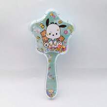 1把多款式可爱趣味流沙卡通梳，适合日常梳理，便携收纳，星形设计，彩色印花装饰，日常旅行和个人护理。新年礼物、情人节礼物、复活节礼物。随机款式。 - 彩色 - 查看 6