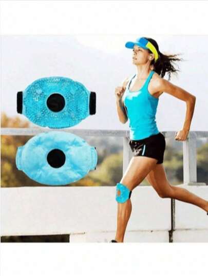 可重复使用的冷热敷包 - 适用于脚踝、头部、肩部、腿部和膝盖，适用于户外、运动、旅行、居家、办公、学校等多种场合。