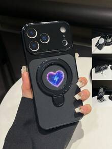 Magnetic Adsorption Shockproof Protective Case Compatible With IPhone 11/11 Pro/11 Pro Max/12/12 Pro/12 Pro Max/13/13 Pro/13 Pro Max/14/14 Pro/14 Pro Max/15/15 Pro/15 Plus/15 Pro Max/16/16 Pro/16 Pro Max/16 Plus/17/17 Pro/17 Pro Max/17 Air - Black - View 27