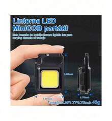 Linterna Lampara Recargable Led De Lampara Llavero - 10 piezas - Ver 4