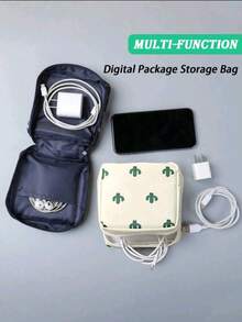 1件装女士女孩零钱包餐巾纸巾收纳包化妆品盒旅行收纳袋卫生巾收纳袋，杂物袋卫生巾包迷你化妆包卫生巾包返校书包旅行必备旅行收纳包海滩暑假旅行 - 顏色隨機 - 查看 8