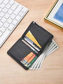 Ultra-Thin Card Holder, Multi-Card Slots Bank Card Wallet, Minimalist One-Piece Driving License Card Case, Credit Card Holder - Multicolor - View 3