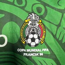 The 1998 World Cup Home Jersey Of Mexico, Crafted From High-Quality Fabric For A Comfortable Experience - 綠色 - 查看 2