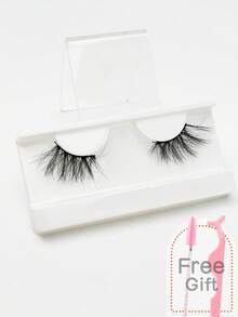 5 par naturalnych, puszystych, miękkich, 3D rzęs z norek, ekstra długie i grube, krótkie, grube sztuczne rzęsy, sztuczne rzęsy w hurtowych ilościach, produkty do makijażu odpowiednie na wesela, imprezy, do klubów nocnych, do pracy, na spotkania, wygodne w noszeniu - Czarne - Zobacz 13