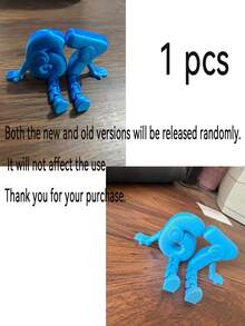 1 Pc Unique Fashion Movable Figurine Statue Decor, Ideal Gift, Party Favor, Bedroom, Office Decor, Modern Decorative Sculpture - Multicolor - View 12