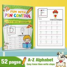 字母拼写练习册——逐字母拼写单词，配有描摹线、自然拼读拼写练习和图片提示，有助于词汇积累、字母识别、书写和早期阅读技能的培养。 - 字母拼字練習冊 - 查看 7