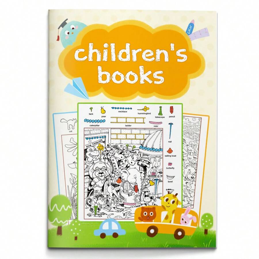 Hidden Objects Activity Book – Search-And-Find Picture Puzzles To Spot ...
