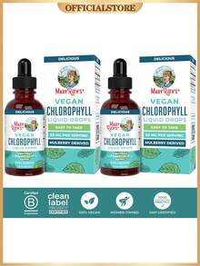 Mary Ruth's Vegan Chlorophyll Liquid Drops - Non-Diluted Liquid Chlorophyll - Mulberry Derived Supplement - Non-GMO - Delicious Minty Flavor - 2 Fl Oz - 2 chai - Xem 8