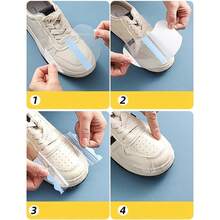 30pcs 6*13cm Shoe Toe Waterproof Membrane, Prevents Shoes From Getting Wet In Rain, Shoe Protector Sticker - Multicolor - View 5