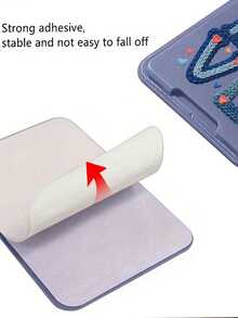 1pc Simple Solid Gray TPU 2-In-1 Card Holder Phone Case With Heart Shape Element, Anti-Drop, Anti-Slip, Full Coverage Phone Case Compatible With IPhone/Galaxy/Redmi/OPPO/ 17 Pro Max/ 16 Pro Max/ 15 Pro Max/Galaxy A07 - Multicolor - View 5