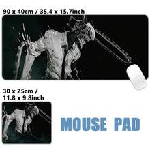 Japanese Anime Hot Girls Bomb Reze Denji Chainsaw Mouse Pad Computer Mat Deskpad Keyboard Mat XXL Large Mousepad - 1 - 查看 5