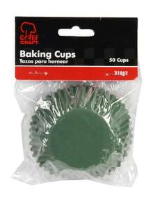 Forro clásico para cupcakes, 50 unidades, verde oscuro,40808348 - Morado - Ver 5