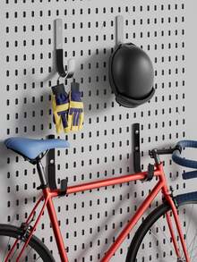 1/3/6Pcs Metal Vertical Bike Wall Mount Road Bike Holder. Multi-Functional Tool Hanger, Suitable For Hanging Bicycles, Various Ladders, Farm Tools, Shovels Various Tool Bags And Various Power Tools - Multicolor - View 12